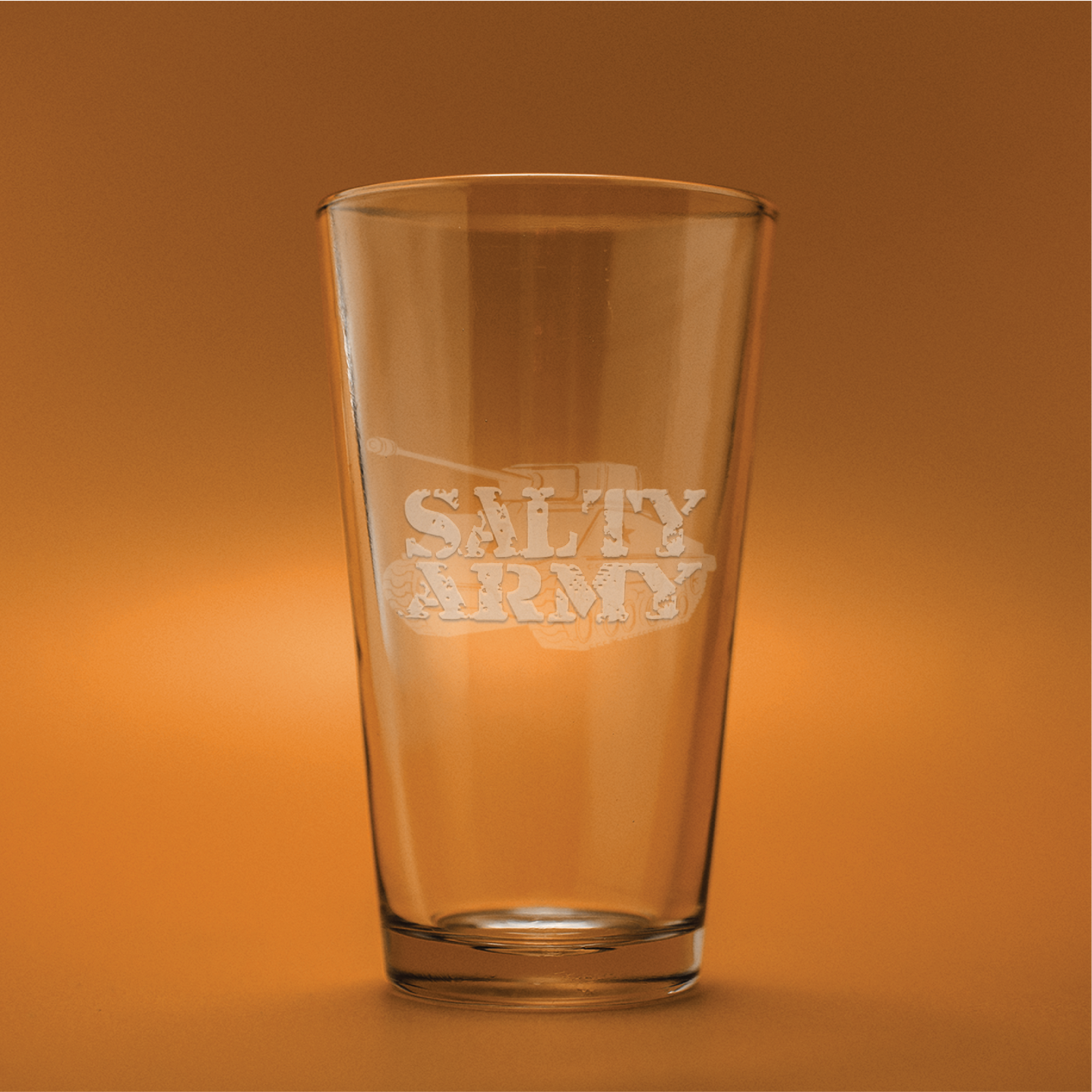 Salty Army Pint Glasses (set of two)