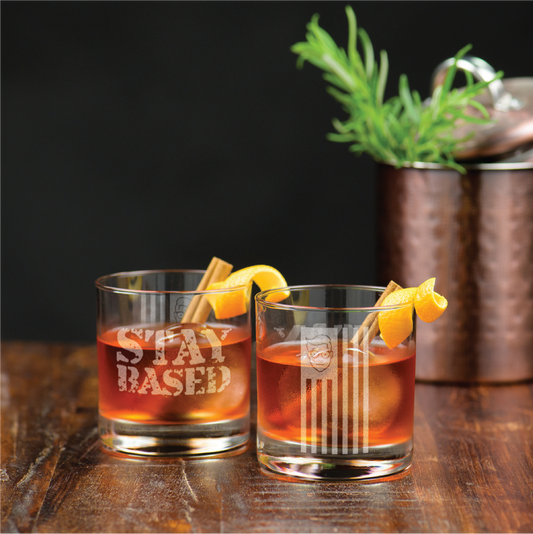 Stay Based Bourbon Glasses (Set of Two)