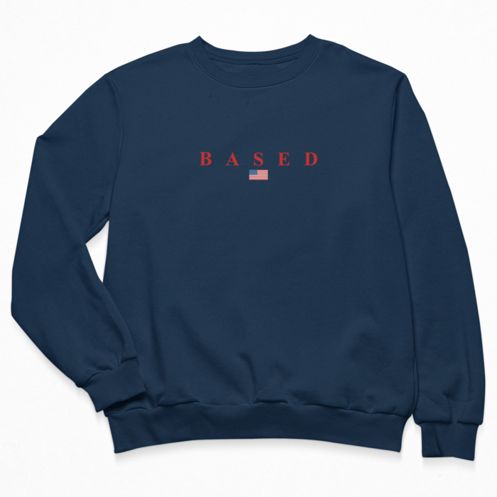 Based Classic Crewneck Sweatshirt - Navy